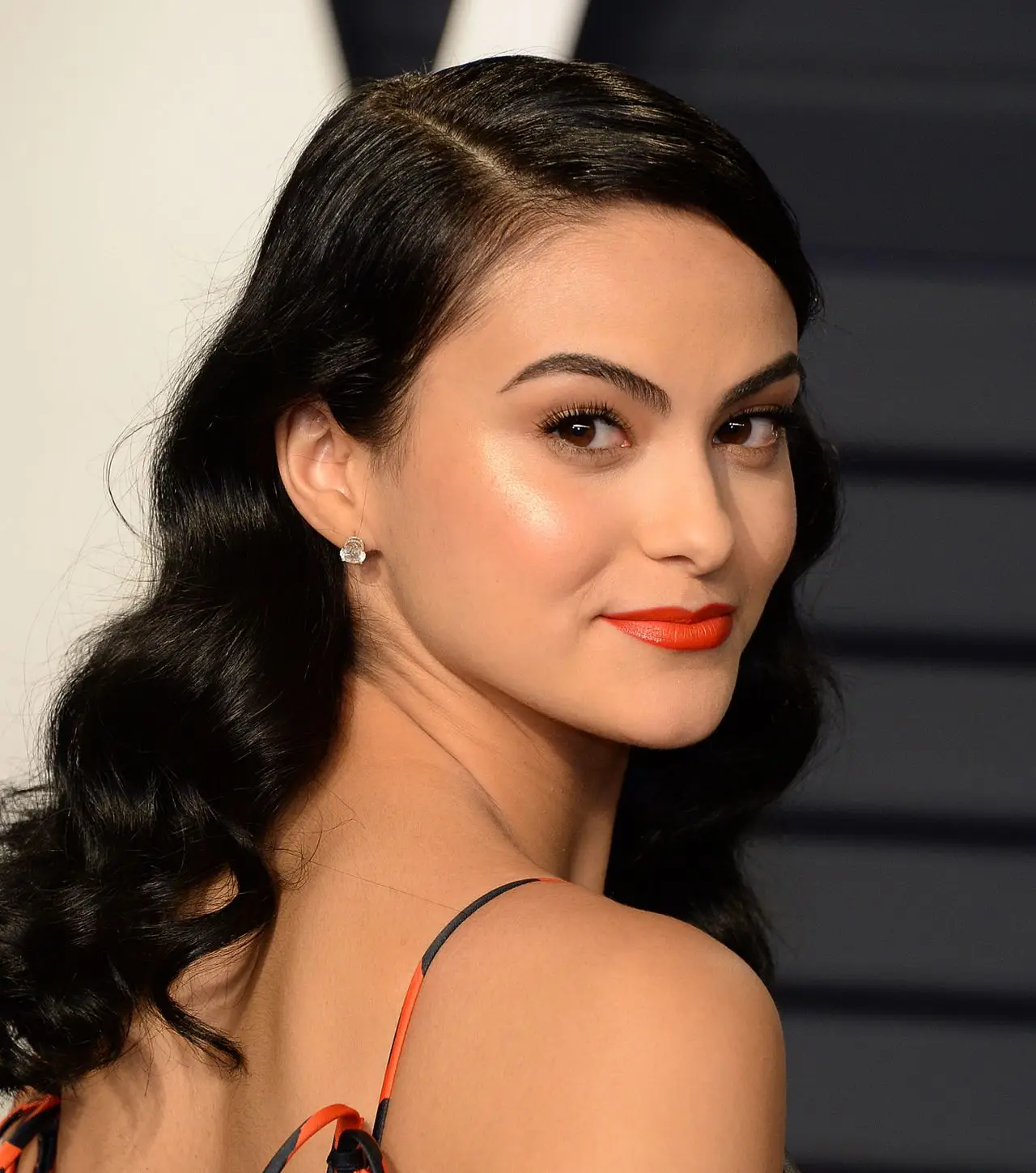 Camila Mendes at 2019 Vanity Fair Oscar Party at the Wallis Annenberg Center05